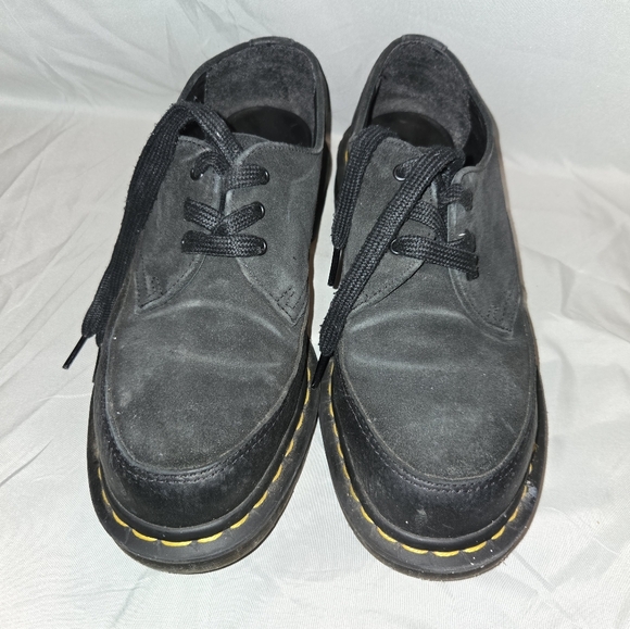 DOC MARTENS BLACK 1461 - Black - Size 6 - Durango Split Suede main image 4